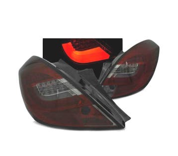 FEUX ARRIÈRE POUR OPEL CORSA D 3P 06-14 LED BAR ROUGE FUMÉ, Verzenden, Nieuw