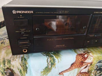 Pioneer - CT-337 2-Head Single Cassette Audiocassette deck, Nieuw