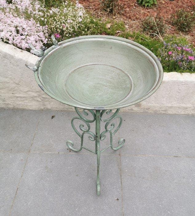 Vogelbad - IJzer, Antiquités & Art, Curiosités & Brocante