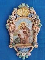 Bénitier - Ceramica Salernitana - XXe siècle - Saint Antoine