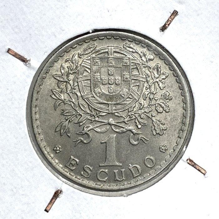 Portugal. 1 Escudo Alpaca Coin 1952 (Zonder minimumprijs), Timbres & Monnaies, Monnaies | Europe | Monnaies non-euro