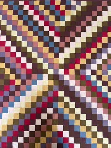 Wandtapijt - 110 cm - 127 cm - Groot quilttextiel