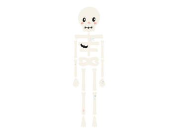 Halloween Hangdecoratie Skelet 1,10m, Verzenden, Nieuw