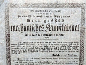 Großes mechanisches Kunstkabinet - 1839