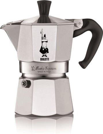 Bialetti Moka Express Percolator 2 kops — zo goed als nieuw, Verzenden