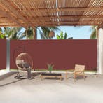 vidaXL Windscherm uittrekbaar 220x1000 cm bruin, Verzenden, Nieuw