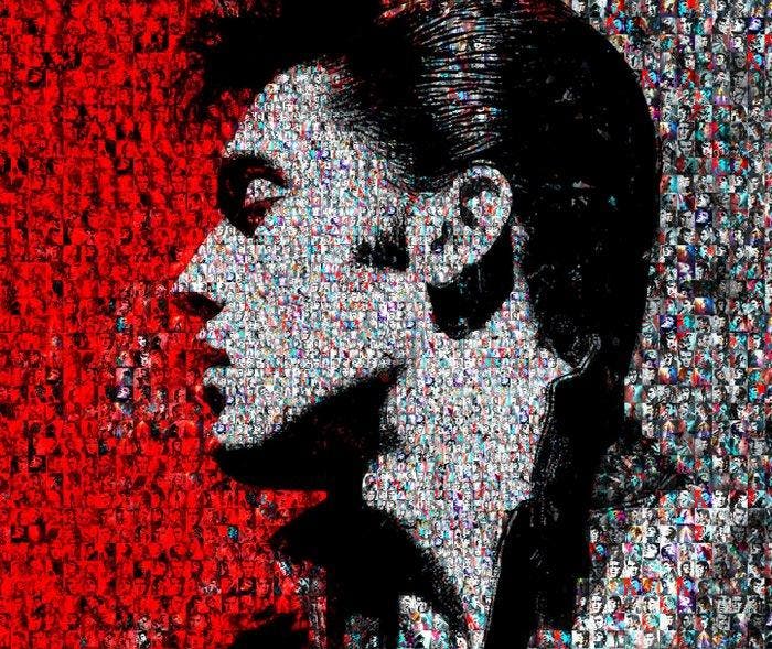 David Law - Echo Waves - Memphis King VI - Format XL 60x60, Antiek en Kunst, Kunst | Designobjecten