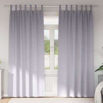 vidaXL Blackout Gordijnen met Ringen 2 st Metaalgrijs 245 x, Verzenden, Nieuw