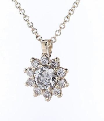 Zonder minimumprijs - Ketting met hanger - 14 karaat Geel