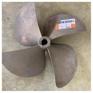 Bieden: France Helice 21 x 22 inch D45 mm 4-blade propeller, Watersport en Boten, Ophalen of Verzenden, Nieuw