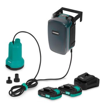 Accu Dompelpomp 20V - 90W – 4.500 l/h, 0,8 bar – vlakzuigend, Tuin en Terras, Waterpompen, Verzenden, Nieuw