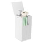 2dekans | coast 35L Vrijstaande Wasmand - 30×30×61 cm - Wit, Ophalen of Verzenden
