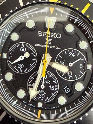 Seiko - Divers 200m Solar Chronograph - Sans prix de