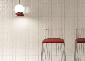 Wandtegel Equipe Cerámica Atlas Creme Glans 7,5x15, Doe-het-zelf en Bouw, Nieuw, Minder dan 20 cm, 10 m² of meer, Wandtegels