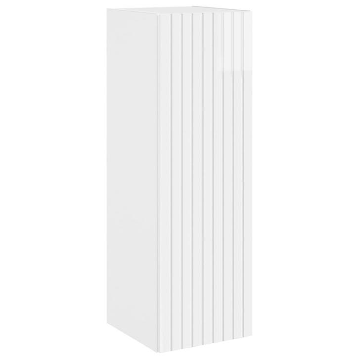 vidaXL Wandgemonteerde Badkamerkast Hoogglans Wit 33 x 34,5, Maison & Meubles, Tables | Coiffeuses, Envoi