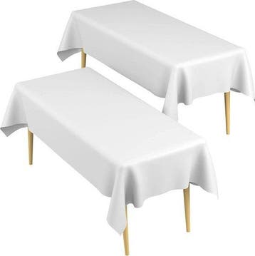 2dekans | Partizzle 2x Plastic Wegwerp Tafelkleed - Bride to, Huis en Inrichting, Keuken | Textiel, Ophalen of Verzenden, Nieuw