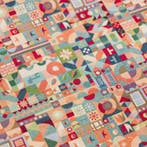 BA153 - Hoogwaardige Gobelin-stof – Geometrisch patroon