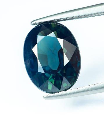 Zonder minimumprijs Saffier - 4.51 ct - Bellerophon Gemlab -