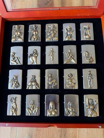 Zippo - Zakaansteker - Staal - (25), Nieuw