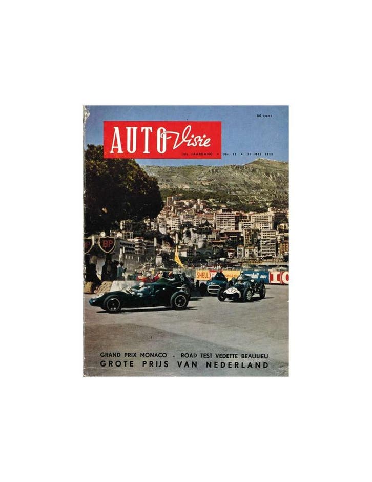 1958 AUTOVISIE MAGAZINE 11 NEDERLANDS, Livres, Autos | Brochures & Magazines