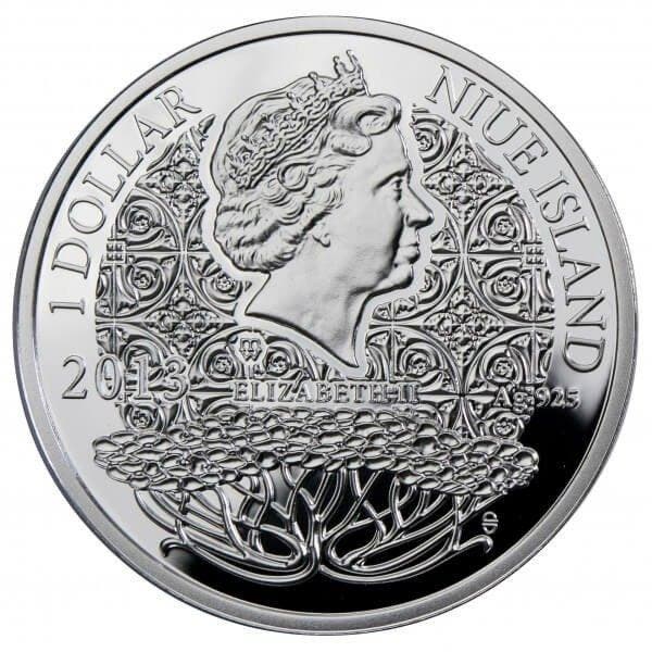 Niue. 1 Dollar 2013 November - The Magic Stones of Happiness, Postzegels en Munten, Munten | Europa | Niet-Euromunten
