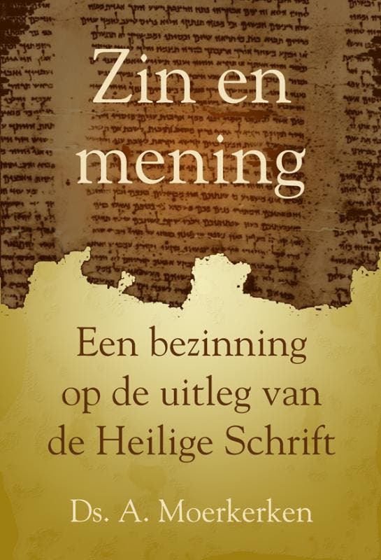 ZIN EN MENING 9789033123436 A. Moerkerken, Boeken, Godsdienst en Theologie, Gelezen, Verzenden