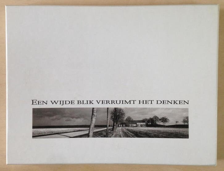 Een wijde blik verruimt het denken 9789065790453 Broekhuis, Livres, Art & Culture | Photographie & Design, Envoi