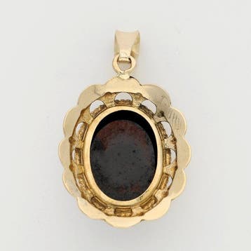 Pendentif - 18 carats Or jaune - grenade