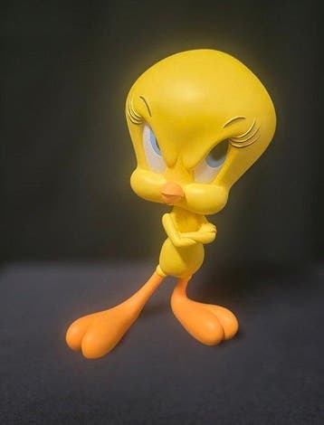 Warner Bros - Beeldje - Tweety Angry bird Warner Bros Rutten