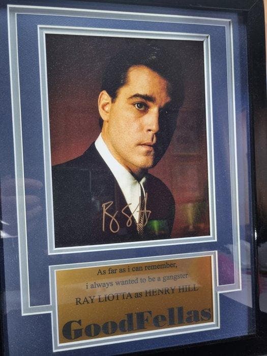 GoodFellas, Ray Liotta (+) - Signed in Person - with, Collections, Cinéma & Télévision