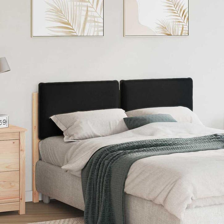 vidaXL Gestoffeerd hoofdbord met hoofdeinde Natuurlijk en, Huis en Inrichting, Slaapkamer | Bedden, Nieuw, Verzenden