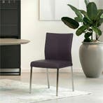Set van 10 Leren eetkamerstoelen Basic - Toledo Merlin, Ophalen of Verzenden