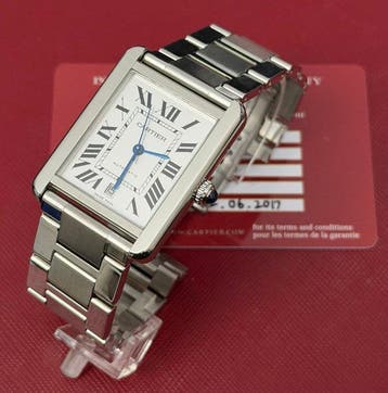 Cartier - Tank Solo XL Auto - W5200028 - Homme - 2017, Nieuw