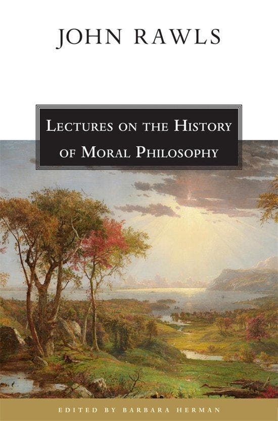 Lectures on the History of Moral Philosophy - John Rawls - 9, Livres, Philosophie, Envoi