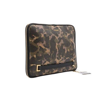 Testoni Bologna Camouflage Calf Clutch Bag / Document Holder