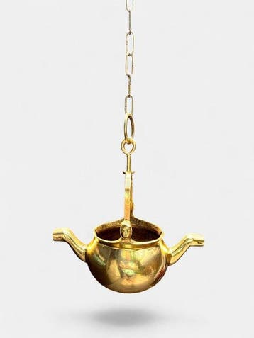 Antiek Lavabo - Mid 19th century - Messing - W 26 cm / 2,15
