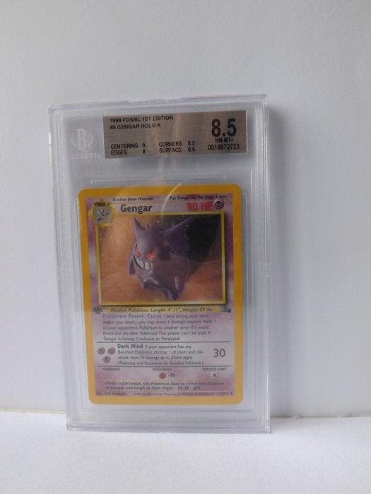Pokémon - 1 Card - Gengar Holo, First edition - WOTC -, Hobby en Vrije tijd, Verzamelkaartspellen | Pokémon