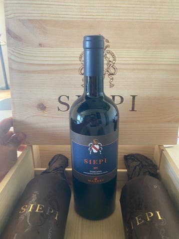 2023 Mazzei Siepi - Toscane - 3 Fles (0,75 liter), Verzamelen, Nieuw