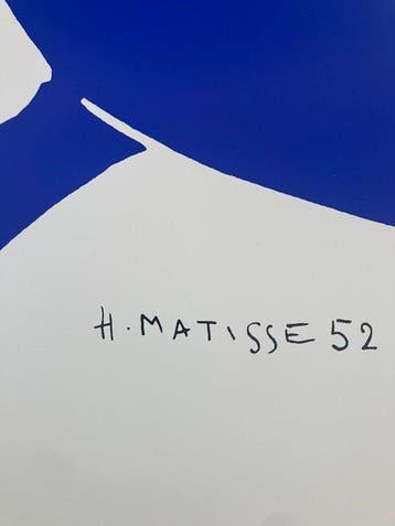 Henri Matisse (after) - Nu Bleu II - XL (100x70cm), Antiek en Kunst