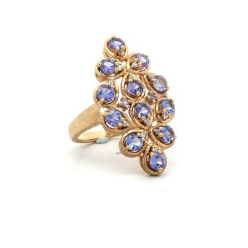 Sans prix de réserve - Bague Argent - 1.31ct. tw. Tanzanite