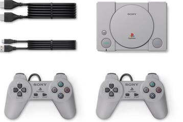 Playstation Classic Mini Console (2 Controllers), Ophalen of Verzenden, Zo goed als nieuw