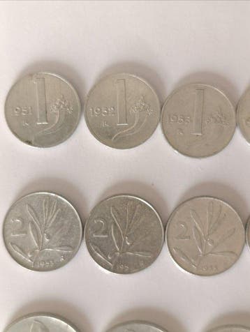 Italië, Republiek Lotto N. 25 Monete (Zonder minimumprijs)