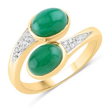 Ring - 14 karaat Geel goud, 14k geel goud - 1.90ct. tw.