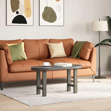 vidaXL Salontafelpoten 2 st 28x(42-43) cm staal antraciet, Verzenden, Nieuw