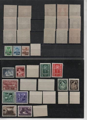 Autriche 1935/1937 - Collection d’Autriche — fin de la, Gestempeld