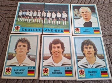 1980 Panini Europa 80 Non collé - 16 Sticker - Good (GD)