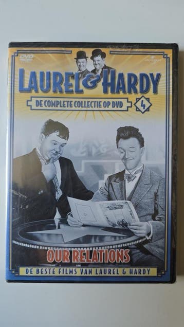 LAUREL & HARDY OUR RELATIONS DE COMPLETE COLLECTIE OP DVD 4