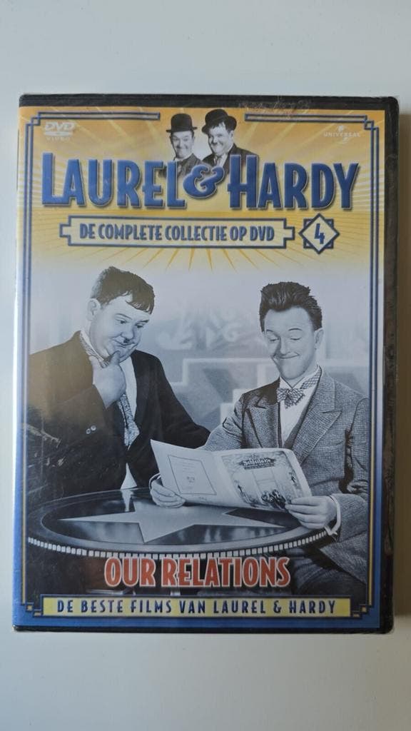 LAUREL & HARDY OUR RELATIONS DE COMPLETE COLLECTIE OP DVD 4, CD & DVD, DVD | Autres DVD