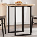 vidaXL Tafelblad rond Ø 80x2 cm massief acaciahout, Verzenden, Nieuw
