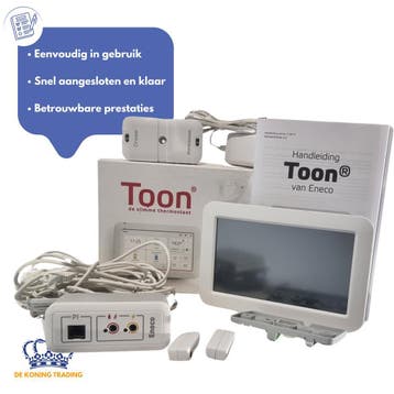Eneco Toon Compleet Set | Thermostaat | Toon Thermostaat, Verzenden, Slimme thermostaat, Zo goed als nieuw